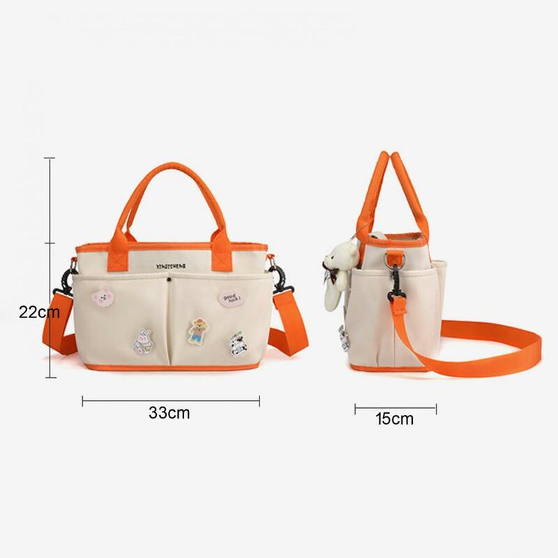 Многофункциональная сумка для мам, вместительная сумочка на одно плечо с отделением для влажных и сухих подгузников, дорожный тоут на выходные