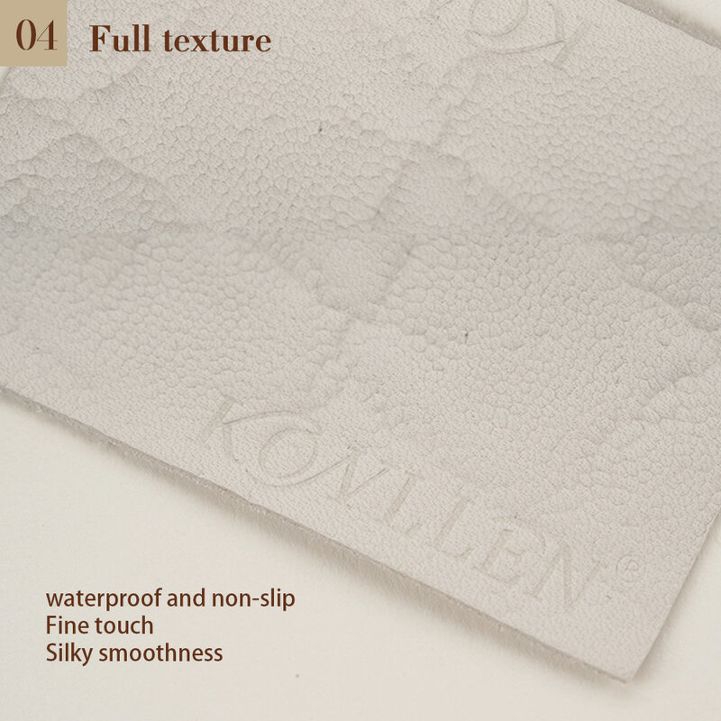 Konllen-envoltura de agarre de cuero para billar, accesorio de piel de lagarto impermeable y antideslizante, 325x100x0,6mm