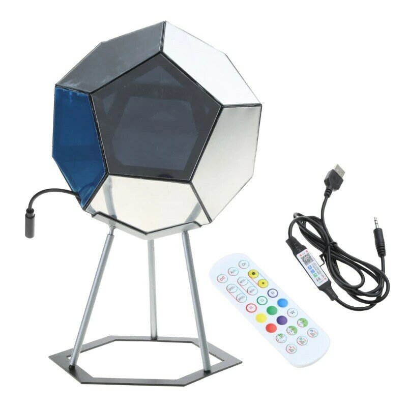 Colorful Geometric Dodecahedron Gaming Light for Bedroom Decor Usb Charging Lamp