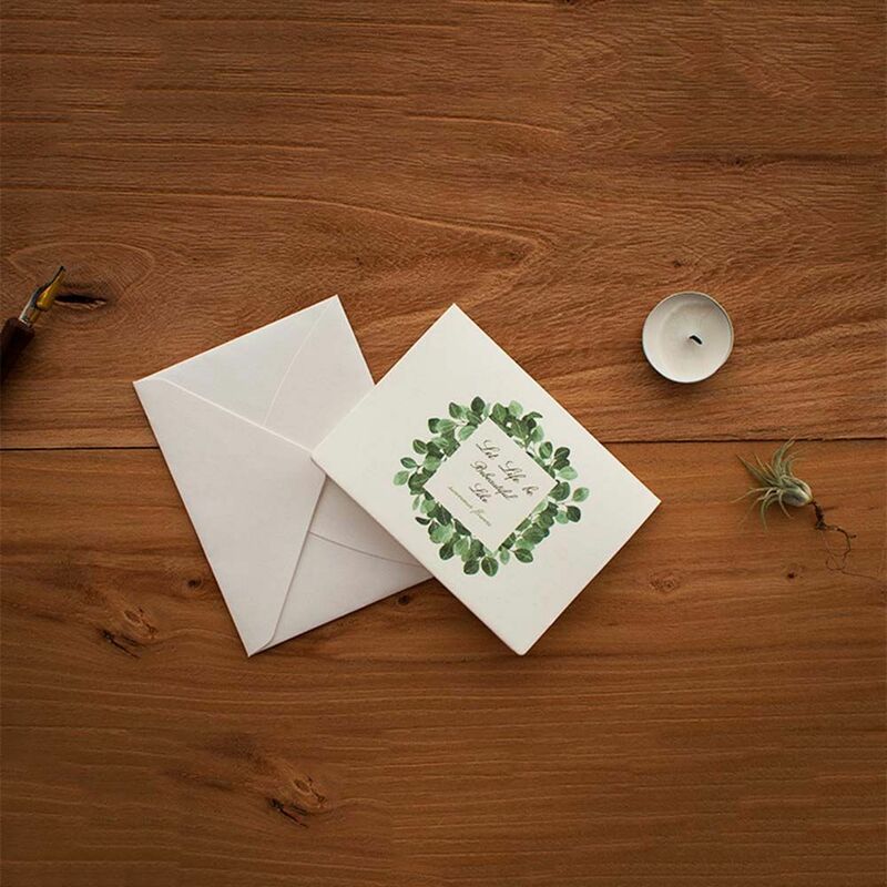 Creativity Thanksgiving Bless Postcard Stationery Graduation Season Greeting Card Handwritten Card Blessing Card with Envelopes