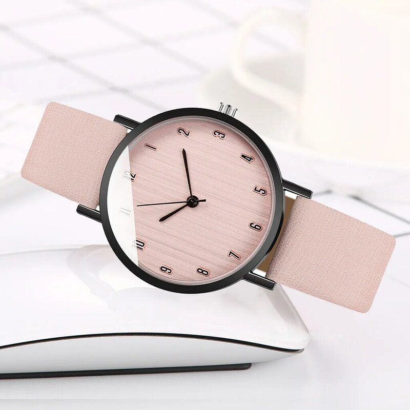 Nowy zegarek damski romantyczna bransoletka zegarek na rękę modny damski skórzany zegarek kwarcowy damski Montre Femme Reloj Mujer