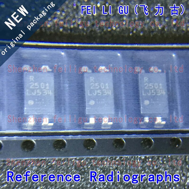 Optoisolador Optoacoplador, SOP4, 10-50Pcs, 100% Original, PS2501L-1-E3, PS2501L, Serigrafia 2501, Pacote 2501