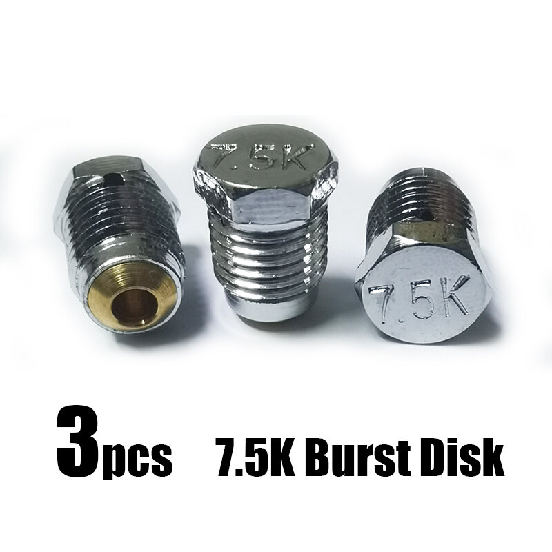 3 stücke HPA Druckluft CO2 Tank Regler Ventil Burst Safty Disk Disc 1,8 K , 3K, 5K, 7,5 K Zylinder Flasche