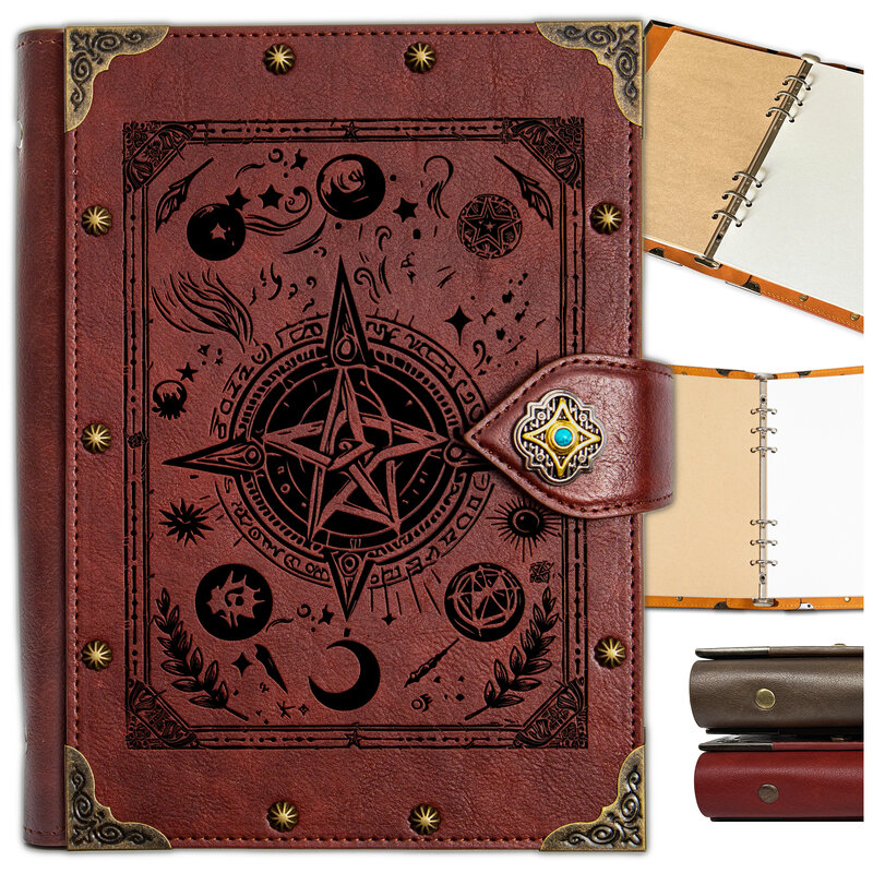 DND Notebook Journal raccoglitore ricaricabile-400 pagine (200 fogli) Dungeons e Dungeons D & D Gifts