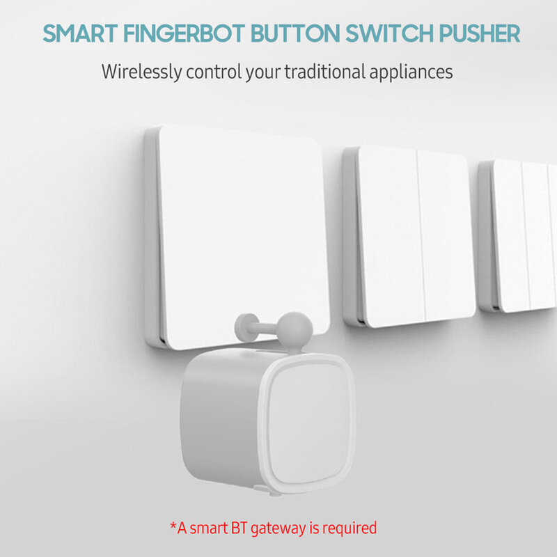 Tuya Bluetooth Dedo Robot Botão Interruptor Pusher, Braços Fingerbot Sem Fio, Control Bot, Smart Life APP