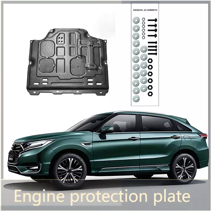 Protector contra salpicaduras de motor de coche, cubierta de guardabarros, Accesorios Negros para Honda URV 2017-2023 2021