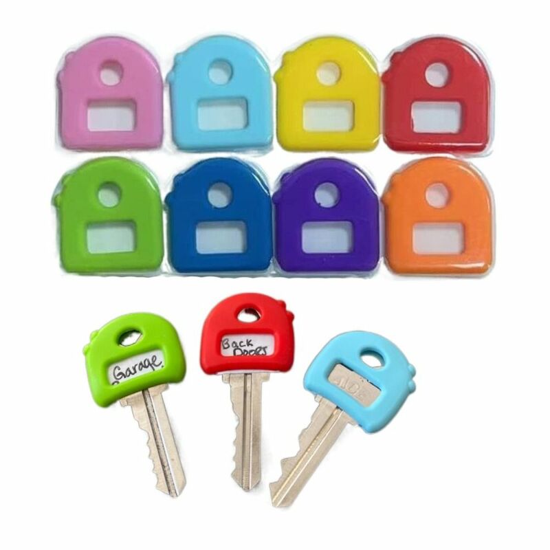 Porte-clés artificiel astiques Multicolores, 2 Paquets