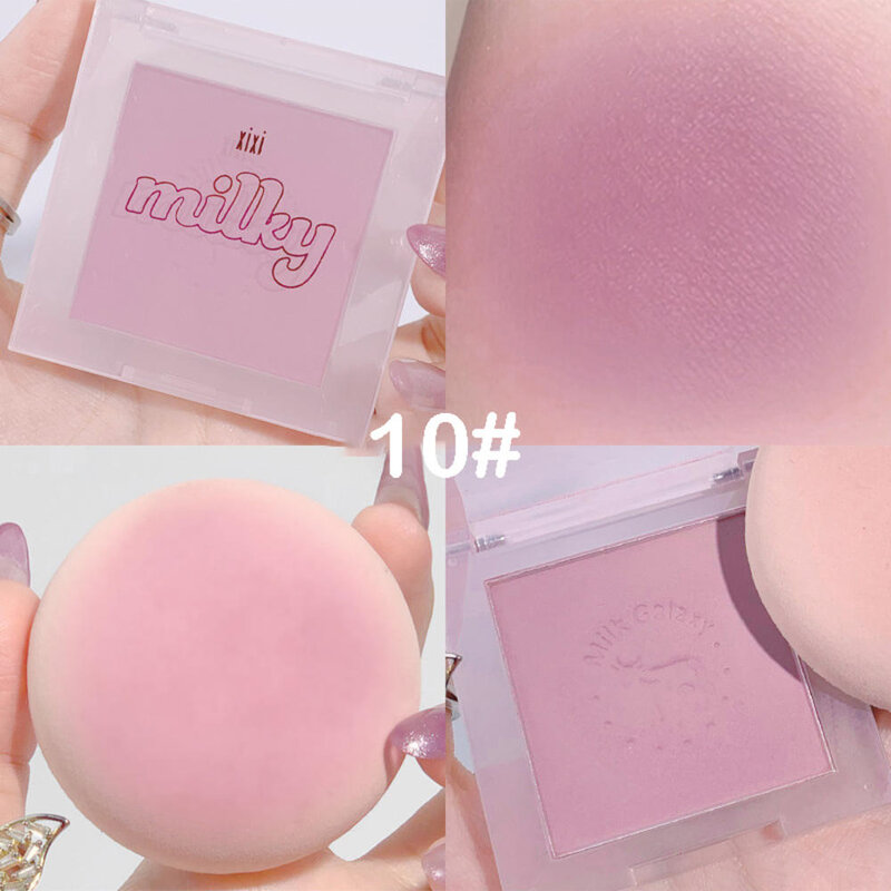 Matte Blush Mini Portable Natural Blush Palette Peach Pink Red Rouge Cheek Long-Lasting Nude Makeup For Women Cosmetic Face New