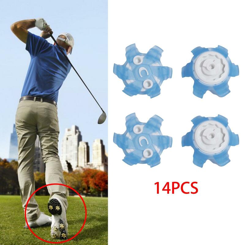 Puntas de zapatos de Golf para hombres y mujeres, 14 piezas, reemplazos de zapatos de Golf duraderos, TPU