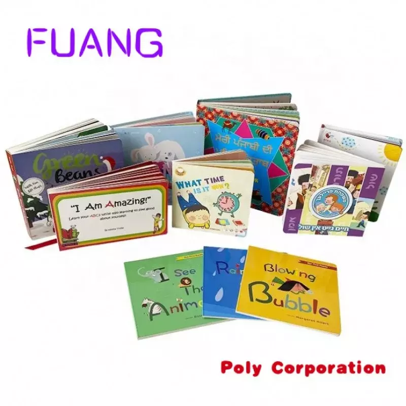 Libros de tablero personalizados para niños, servicio de impresión de libros para niños, alta calidad