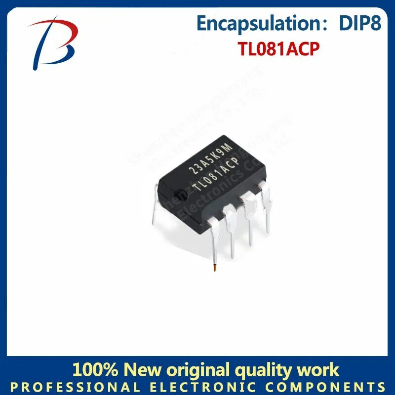 3PCS  TL081ACP Silkscreen TL081ACP input operational amplifier package DIP8