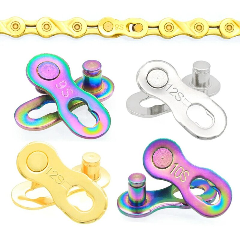  Chain Connector Lock Quick Link Road Bike Buckle Joint Magic Buckle MTB Accessories Cycling Parts 6/7/8/9/10/11/12 Speed