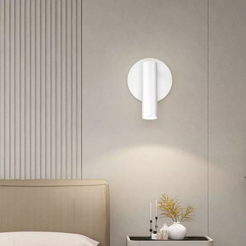 Lampade da parete moderne a LED luci di lettura decorazioni da parete per corridoio camera da letto Hotel Night Book applique da parete regolabili con rotavion faretti