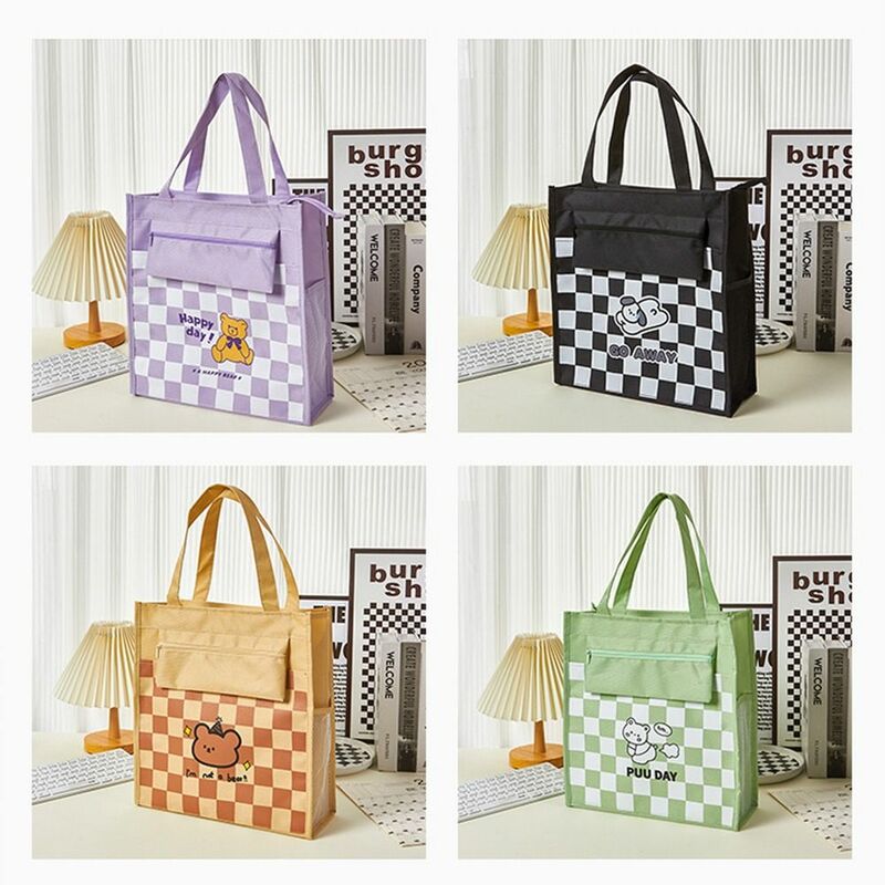 School Office Supplies Test Paper Large Capacity Agreements Textbook Bags Carrying Handbag Student Tote Bag Document Bags