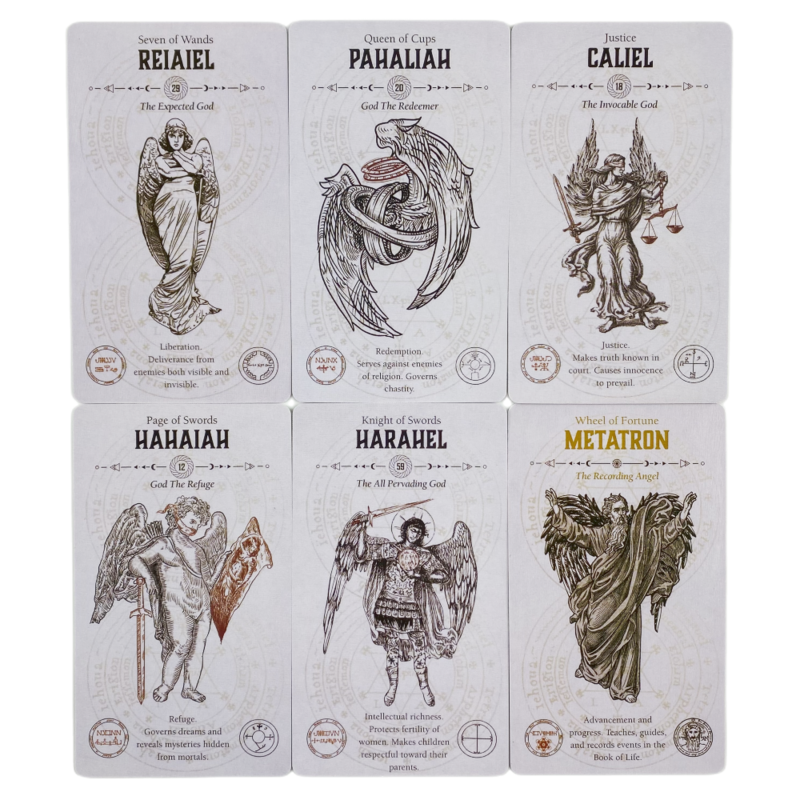 Engel Tarot Karten ein 78 Deck Orakel Englisch Visionen Weissagung Edition Borad spielen