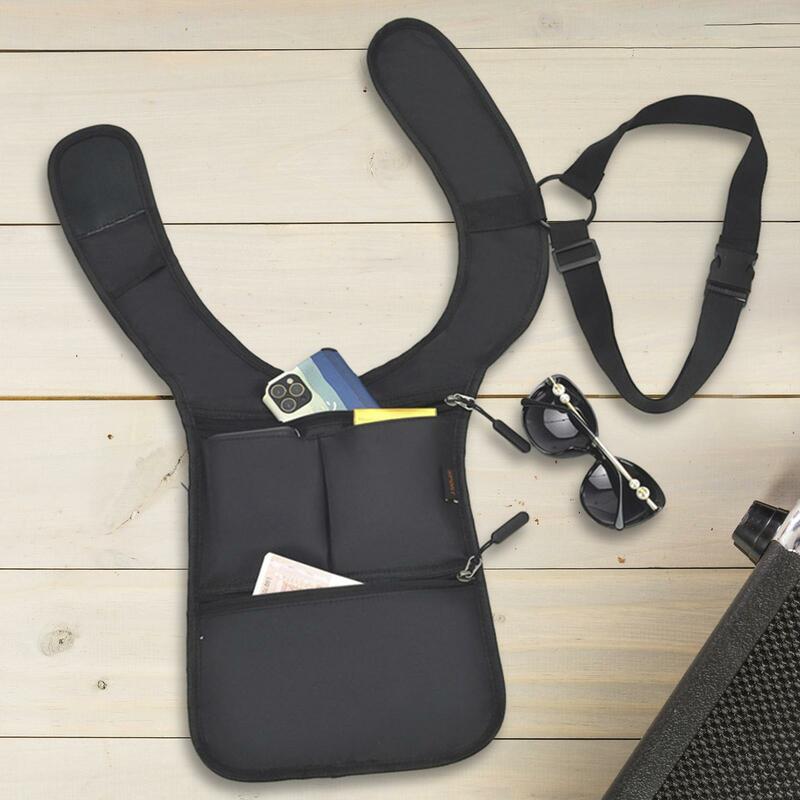 Hidden Underarm Shoulder Bag Chest Bag Wallet Leisure Sports Bag Multipurpose Underarm Backpack Crossbody Bag for Sports Travel