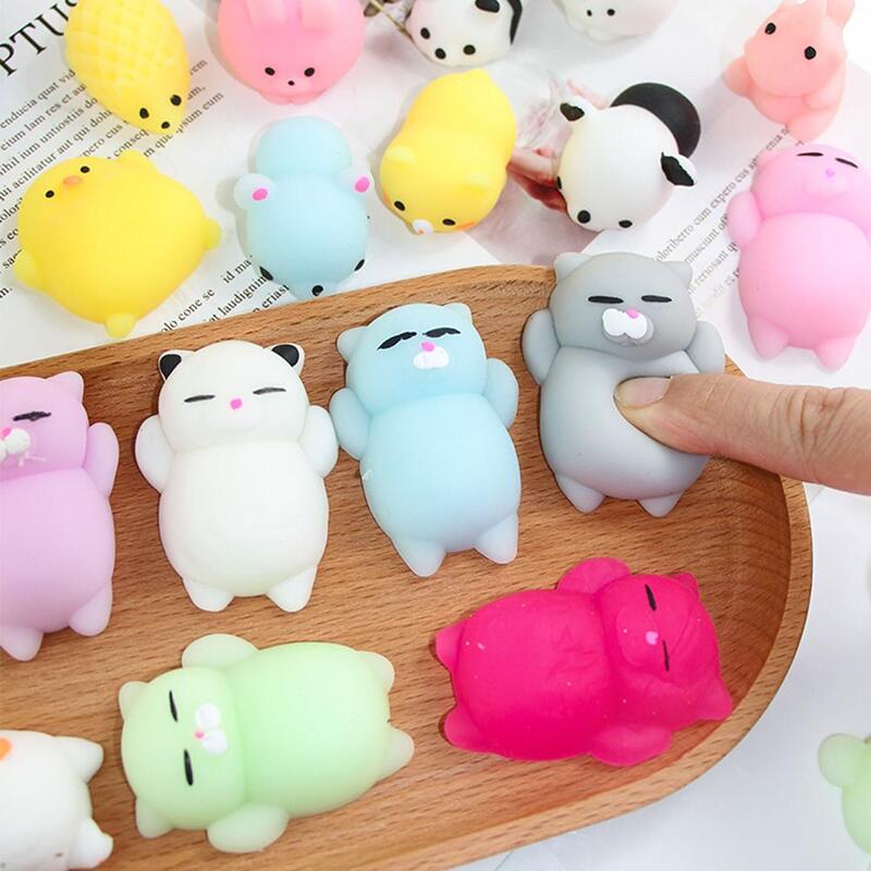 Soft Animal Squishy Antistress Toy Cute Mochi Squish Squeeze Cool Toy Things Kids Stress Toy Toys Interesting Anti Funny M1M8
