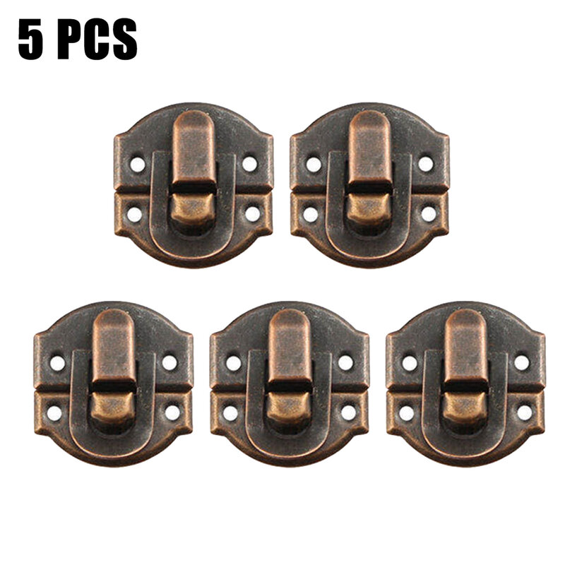 5/12set Jewelry Box Hasp Clasp Suitcase Wood Chest Cabinet Decorative Lock Latch Household Hardware For Box Case Accessory