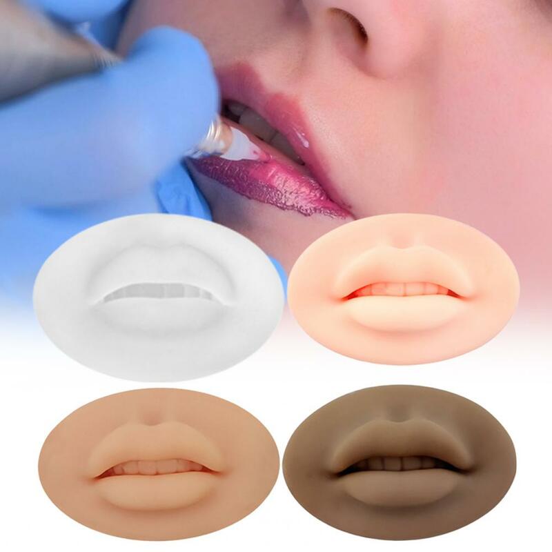 Silicone  Functional Tattoo Lip Piercing Model Detailed Tattoo Lip Mold Compact   for Beginners