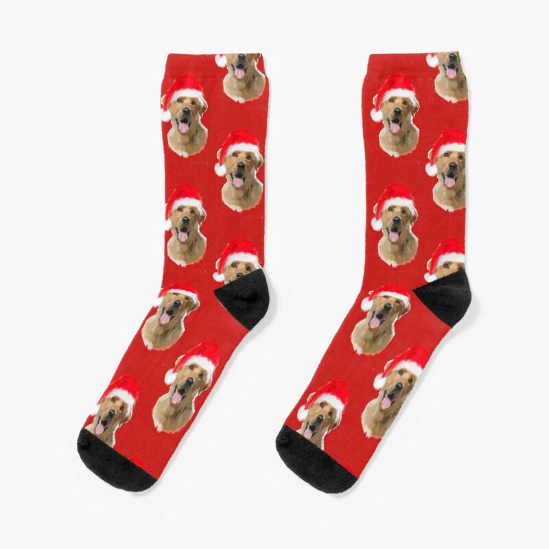 Urlaub/Weihnachten gelb Labrador Retriever digitale Malerei Socken lustiges Geschenk Wanderschuhe Strümpfe Mann Socken männliche Frauen