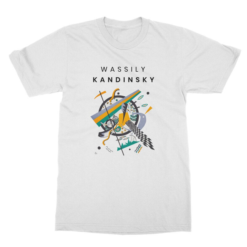Современная Классическая футболка унисекс Wassily Kandinsky