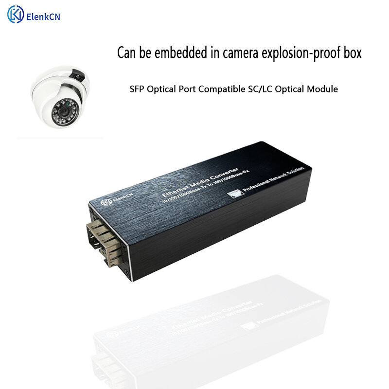 Mini SFP Fiber Optic Transceiver Gigabit 1 Optical Port 1 Electrical Port Transceiver RJ45 Micro Media Converter