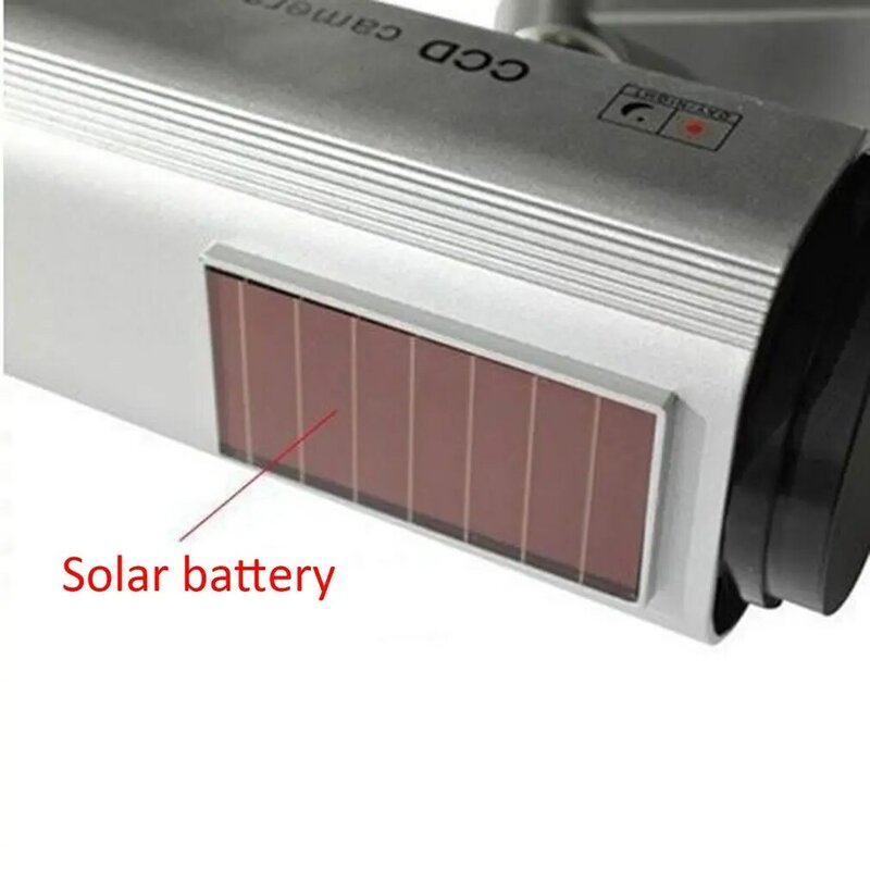 Solar Power Led Cctv Camera Fake Security Camera Outdoor Dummy Surveillance Leshp