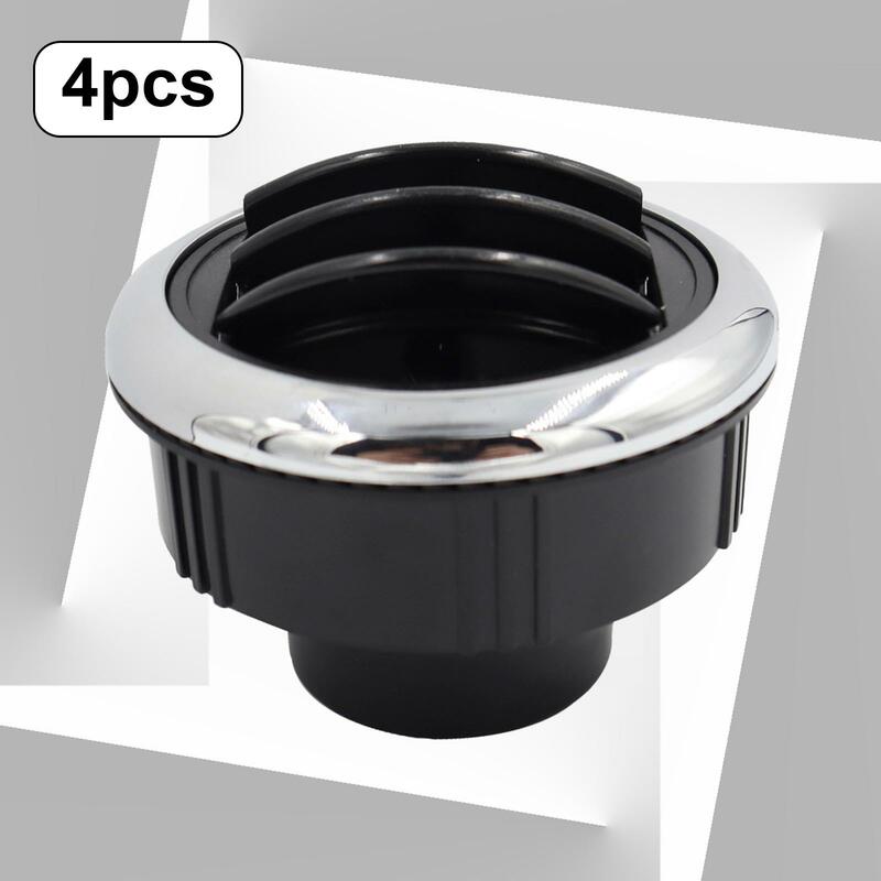 4 Pieces RV Bus Air Conditioning Outlet Vent Deflector Round for Marine, Boat, Yacht, Bus, RV Accessories Easily Install