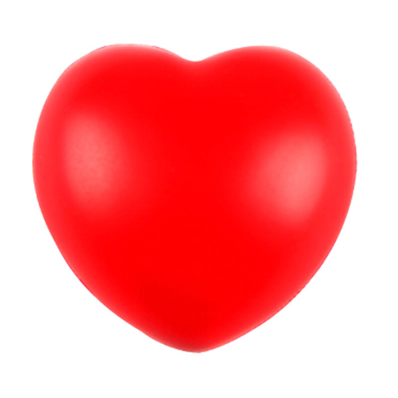 1ชิ้นโฟมนุ่มตลกลูกบอลของเล่นบีบลูกบอลรูปหัวใจของขวัญแปลกใหม่ที่ปิดปากของเล่นคลายเครียด Relief ผ่อนคลาย
