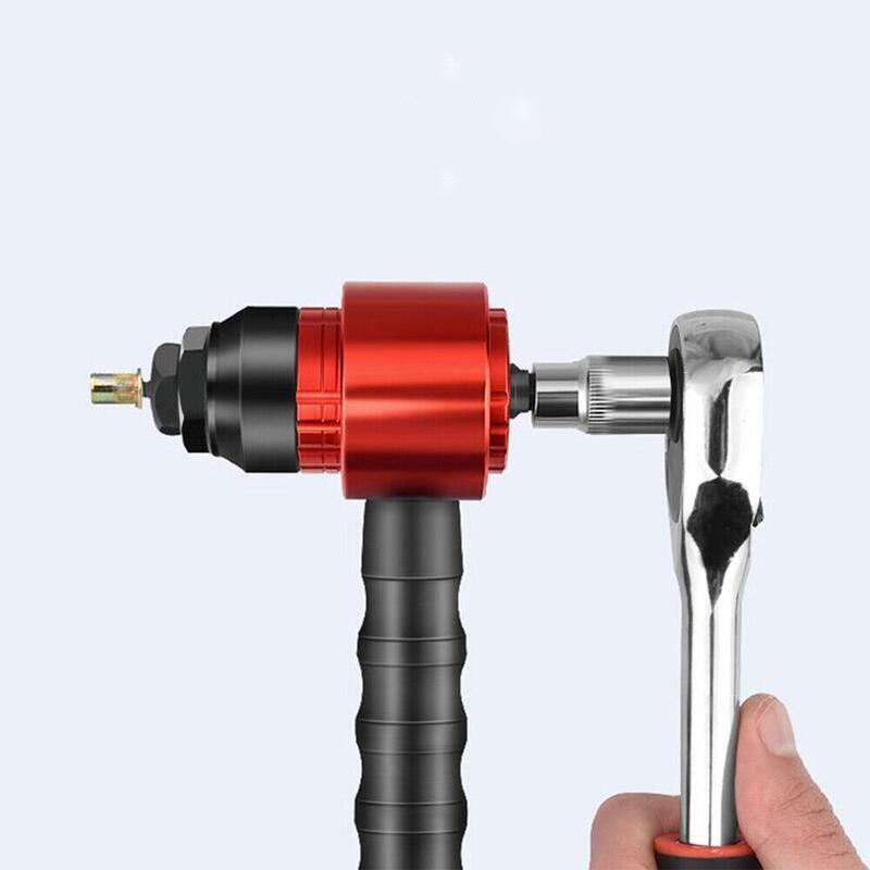 M3~M8 Electric Rivet Gun Drill Bit With Adapter Insert Nut Pull Riveting Tool For Electric Drill/Hand Wrench