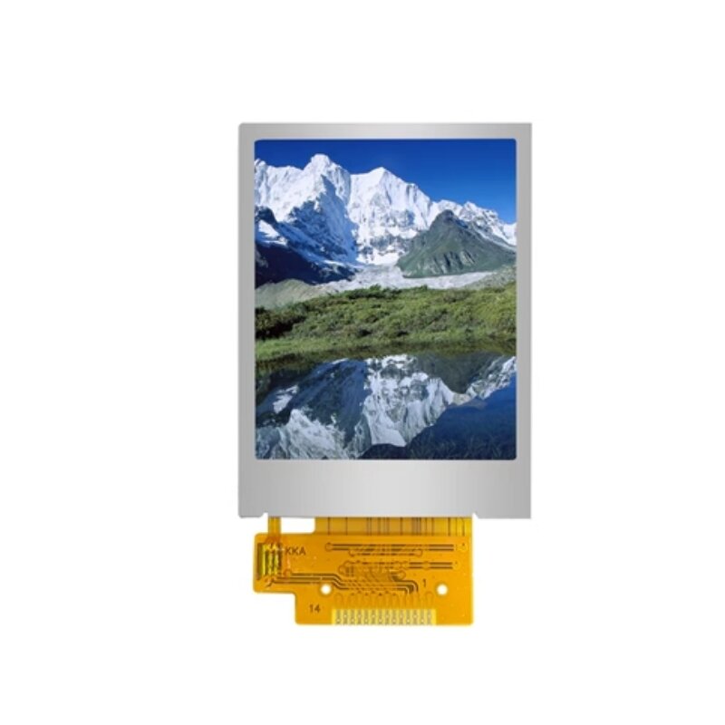 หน้าจอ LCD TFT 1.8นิ้วพอร์ตอนุกรม SPI 14PIN 65K สี TFT 51ไมโครคอนโทรลเลอร์ขับเคลื่อน STM32