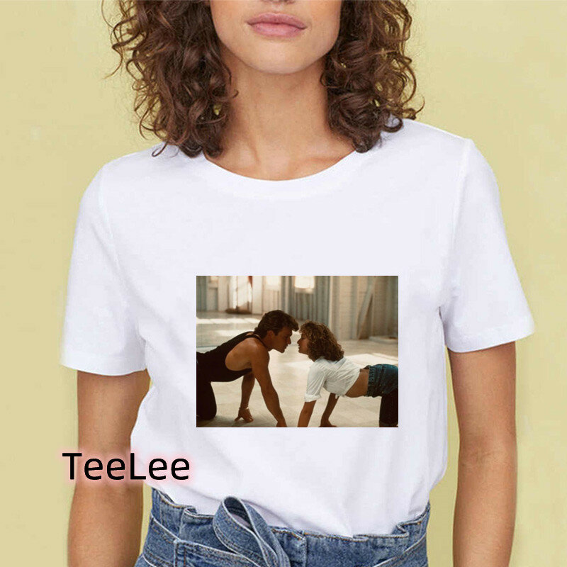 Dirty Dancing T Shirts Tops Tees Women Print Graphic Vintage t-shirts Short Sleeve Casual T Shirt Streetwear Funny clothing