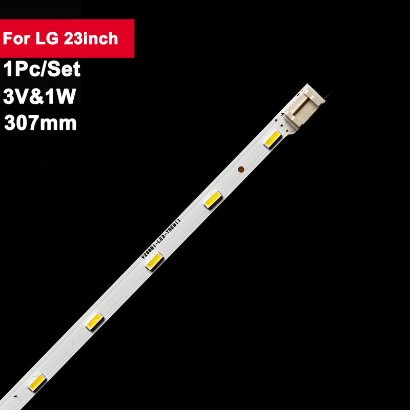 1Pc 307Mm Tv Led Backlight Strip Voor Lg Innotek 23.6Inch Rev0.1 _ 140310 6202B0005S000 V236B1-LE2-TREM11 V236BJ1-LE2 6202B0005S