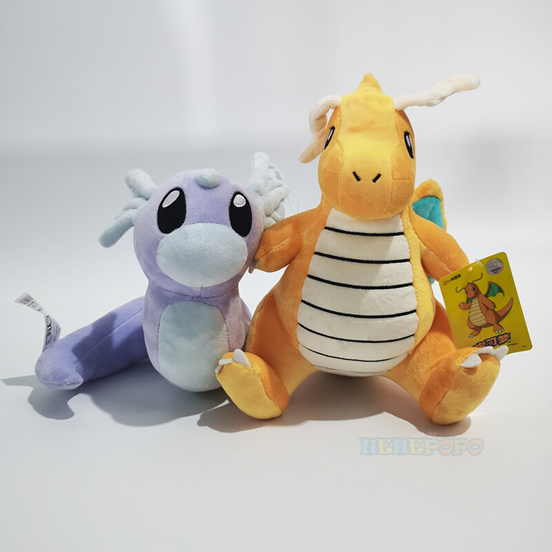 Dragonite Pokemon Plush Doll, Pokemon Personagem do Filme, Presente Kids, 30cm