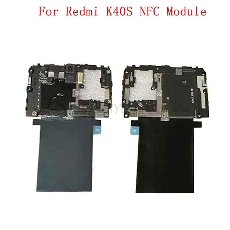 Módulo de Chip NFC, cubierta de marco de cámara de antena, Cable flexible para Xiaomi Redmi K40S, cubierta de placa principal, piezas de reparación