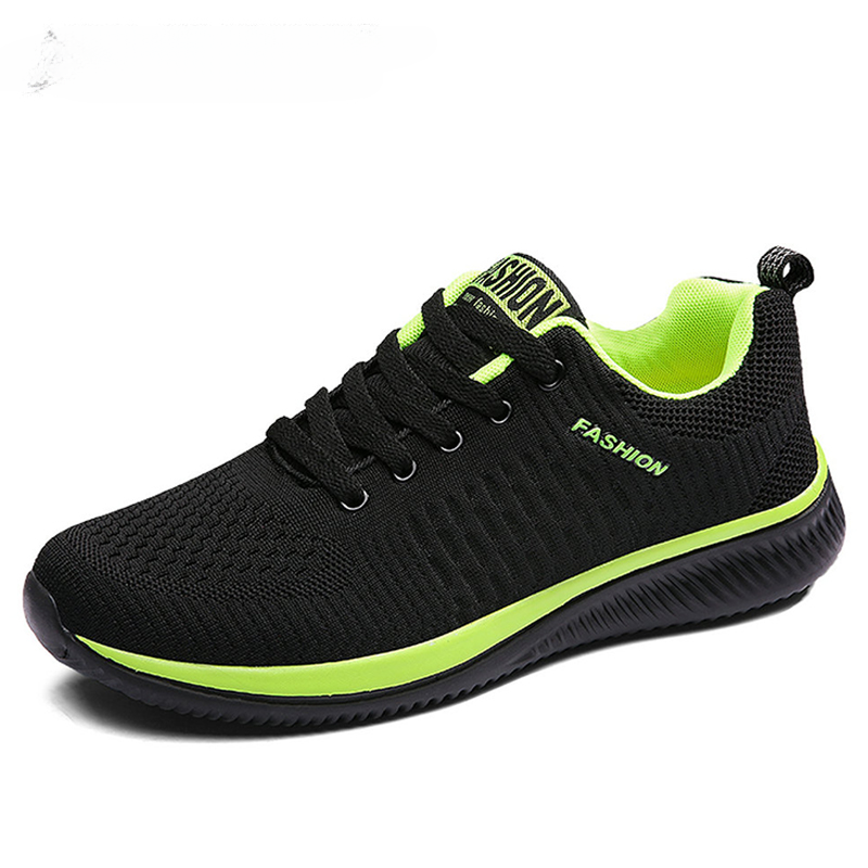 Zapatillas de deporte de punto transpirables para hombre y mujer, zapatos atléticos para correr, caminar y gimnasio