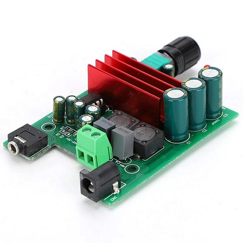 Power Amplifier Board High-Sensitivity Mono TPA3116 Subwoofer Amplifier Module with NE5532 OPAMP