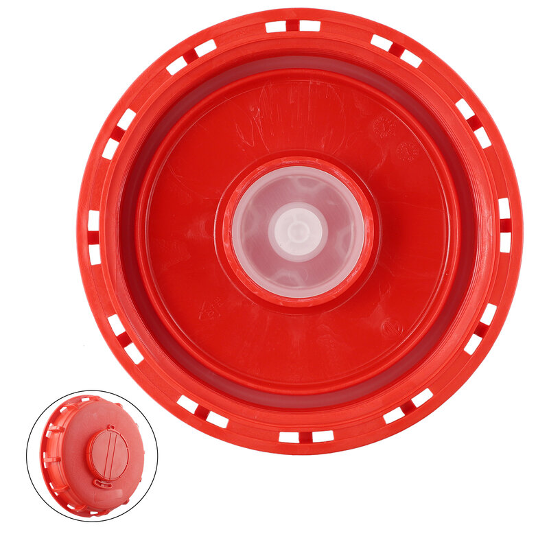 Couverture IBC en Polypropylène Rouge Précieux, Accessoires d'Extérieur pour la Maison, Remplacements pour Liquide d'Eau, avec Joint, 1 Pièce