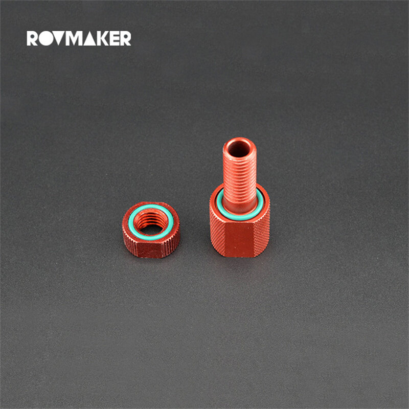 ROV OpenROV M10 Underwater Potting Cable Penetrator Waterproof Threading Screw Parts Sealed Cabin Red Big Hole Hollow Plug