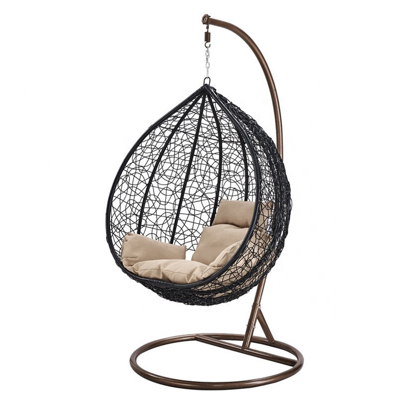 Ovo projeta moderno pendurado swing ovo cadeira do bebê ao ar livre pátio cadeira balanço crianças parque balanço assento