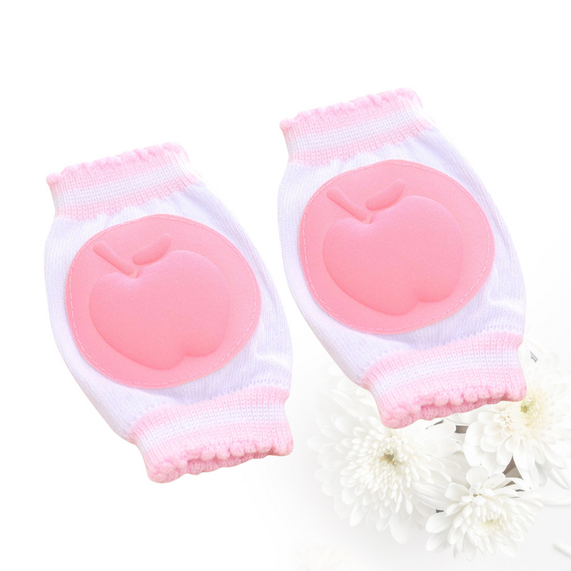 1 paio di ginocchiere ginocchiere ginocchiere protettive di sicurezza per gattonare per neonati Toddlers Baby (rosa)