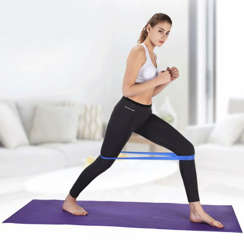 Banda de resistencia para Yoga, TPE, alta flexibilidad, junta tórica, cinturones de resistencia para sentadillas