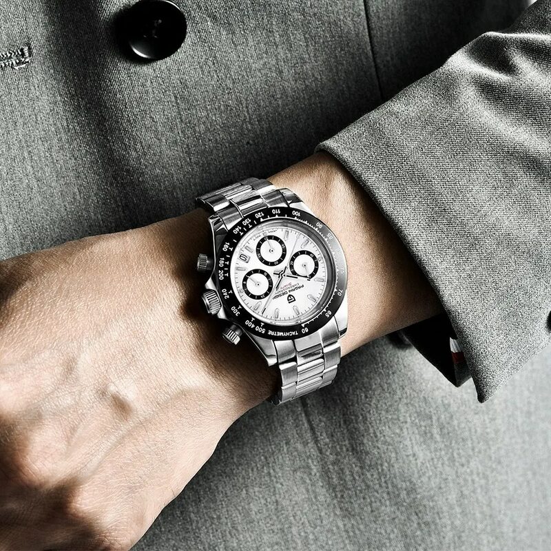 PAGANI DESIGN 2024 Novos Homens Relógios Quartz Business Watch Mens Relógios Top Marca Relógio De Luxo Homens Cronógrafo VK63