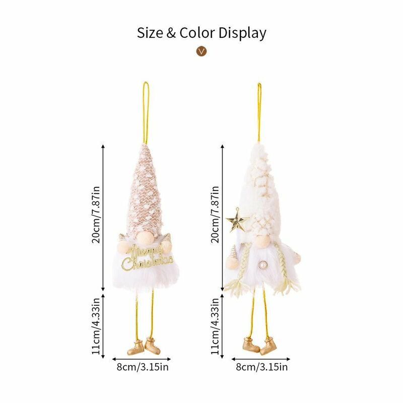 Christmas Doll Elf Gnome With Led Light Christmas Decorations For Home Xmas Navidad New Year Children'S Gifts