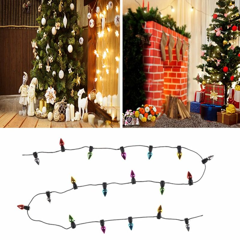 Guirxiété lumineuse LED colorée étanche pour décoration de maison au beurre, accessoires cadeaux, Noël, 0.5m