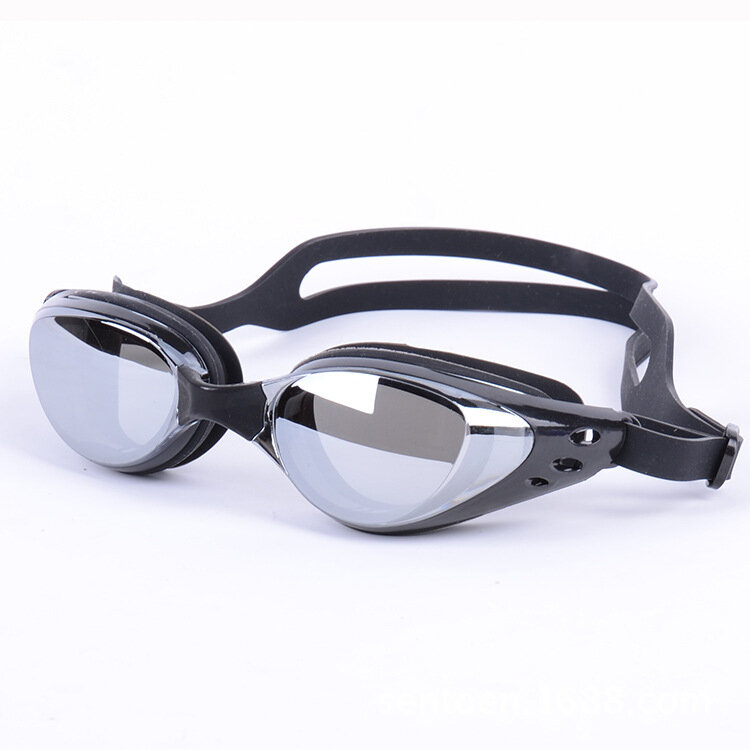 Kacamata Renang Kualitas Tinggi Kacamata Elektroplating Kacamata Selam Anti Kabut Tahan Air Anti-UV Grosir Muda Dewasa