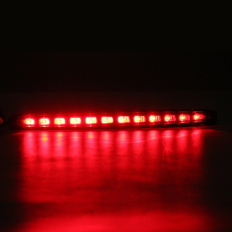 레드 화이트 LED 후면 하이 마운트 정지 신호 램프, 메르세데스 벤츠 E 클래스 W211 2003-2009 2118201556, 3RD 세 번째 테일 브레이크 라이트