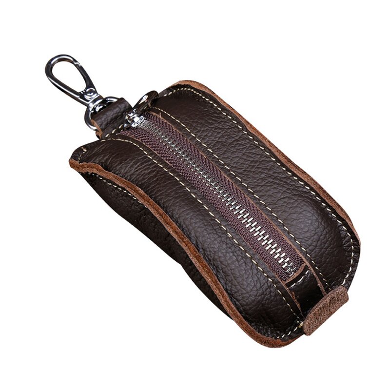 Genuine Leather Women Men Key Wallets Handmade Key Holder Covers Car Key Organizer