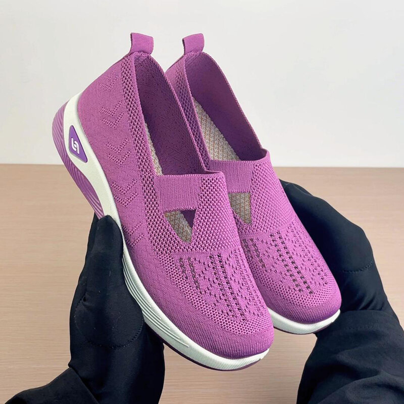 Fashion Soft Sole Mother Shoes Breathable Slip on Arch Support Shoes for Birthday Gifts New Year's Gifts
