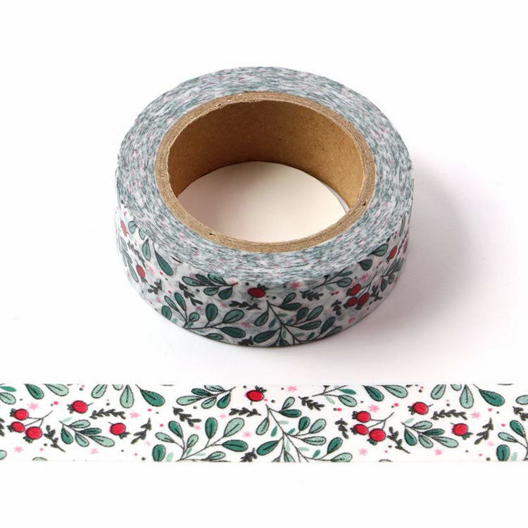 1 pcカラフルな花紙和紙テープ15ミリメートル * 10メートルの花マスキングテープ装飾ステッカーdiy日本の装飾テープ